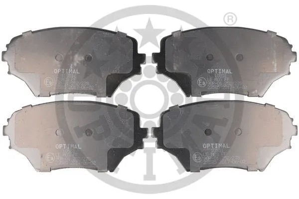 BP-10551 OPTIMAL Комплект тормозных колодок, дисковый тормоз (фото 1)