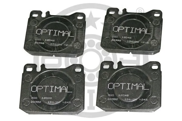 BP-12046 OPTIMAL Комплект тормозных колодок, дисковый тормоз (фото 1)