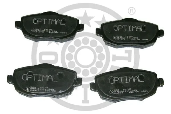 BP-12195 OPTIMAL Комплект тормозных колодок, дисковый тормоз (фото 1)