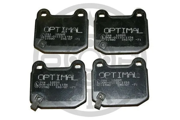 BP-12265 OPTIMAL Комплект тормозных колодок, дисковый тормоз (фото 1)