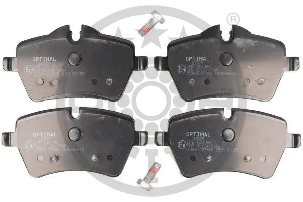 BP-12309 OPTIMAL Комплект тормозных колодок, дисковый тормоз (фото 1)