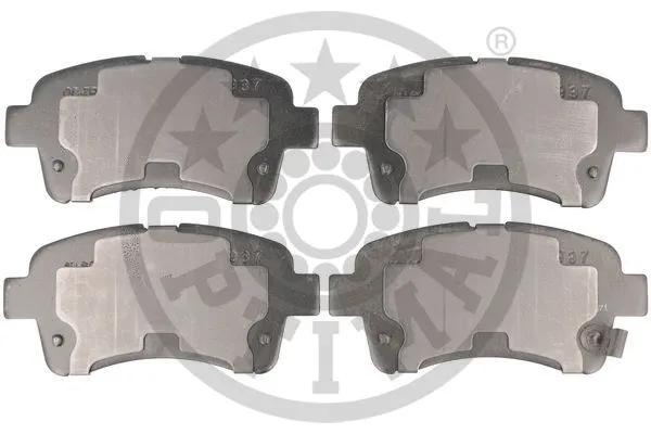 BP-12376 OPTIMAL Комплект тормозных колодок, дисковый тормоз (фото 1)