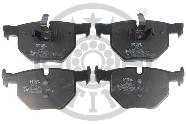 BP-12460 OPTIMAL Комплект тормозных колодок, дисковый тормоз (фото 1)