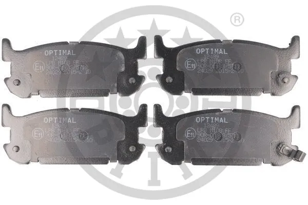BP-12489 OPTIMAL Комплект тормозных колодок, дисковый тормоз (фото 1)