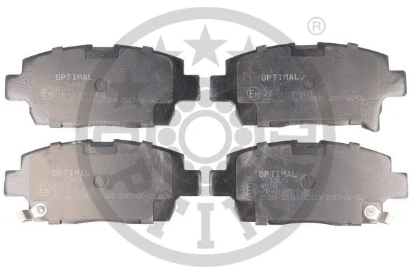 BP-12643 OPTIMAL Комплект тормозных колодок, дисковый тормоз (фото 1)