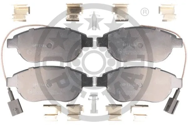 BP-12715 OPTIMAL Комплект тормозных колодок, дисковый тормоз (фото 1)