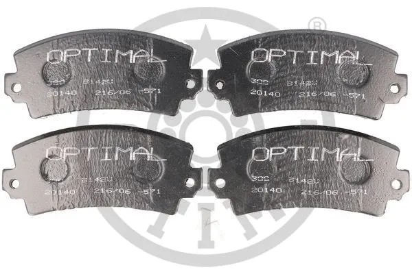 BP-91422 OPTIMAL Комплект тормозных колодок, дисковый тормоз (фото 1)