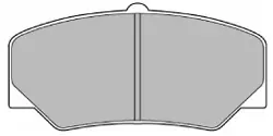 6274 MAPCO Комплект тормозных колодок, дисковый тормоз (фото 1)