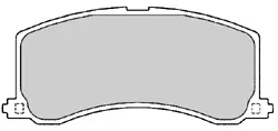 6567 MAPCO Комплект тормозных колодок, дисковый тормоз (фото 1)
