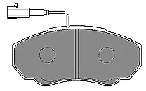 6568 MAPCO Комплект тормозных колодок, дисковый тормоз (фото 1)