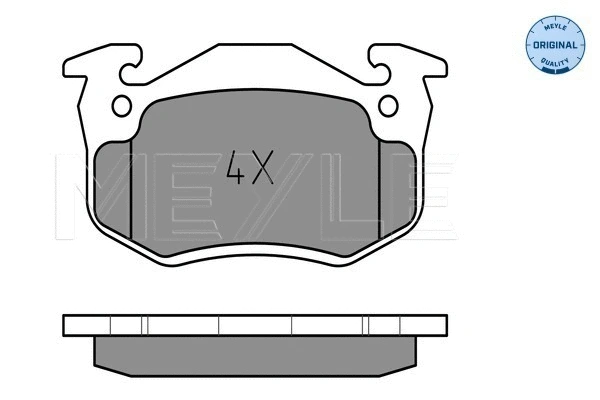 025 210 9615/W MEYLE Комплект тормозных колодок, дисковый тормоз (фото 1)