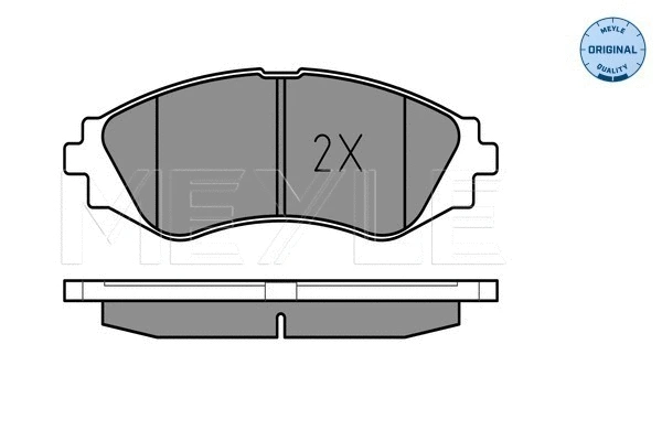 025 232 3417/W MEYLE Комплект тормозных колодок, дисковый тормоз (фото 2)