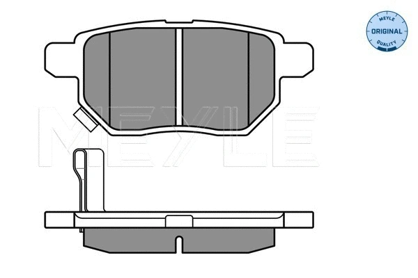 025 246 1015/W MEYLE Комплект тормозных колодок, дисковый тормоз (фото 2)