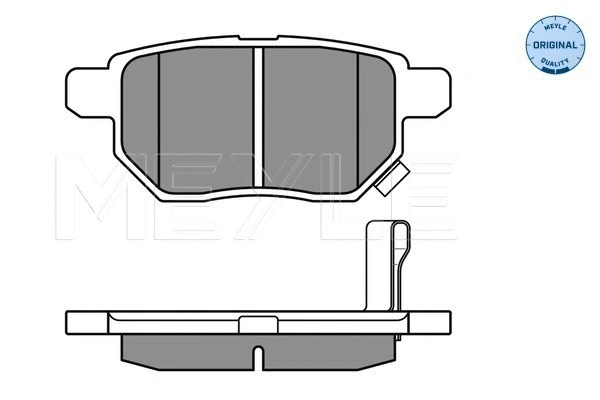 025 246 1015/W MEYLE Комплект тормозных колодок, дисковый тормоз (фото 3)
