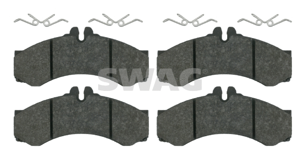 10 91 6164 SWAG Комплект тормозных колодок, дисковый тормоз (фото 1)