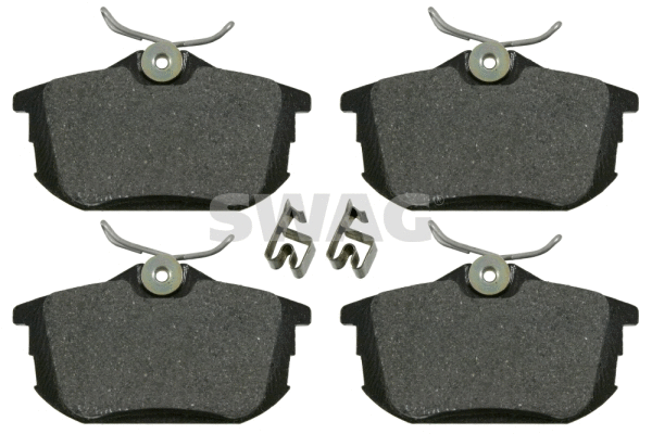 12 91 6453 SWAG Комплект тормозных колодок, дисковый тормоз (фото 1)