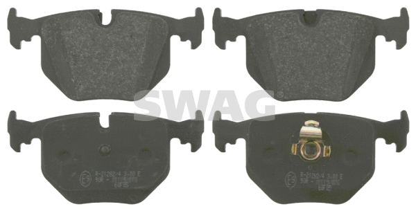 20 91 6549 SWAG Комплект тормозных колодок, дисковый тормоз (фото 1)