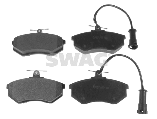 30 91 6066 SWAG Комплект тормозных колодок, дисковый тормоз (фото 1)