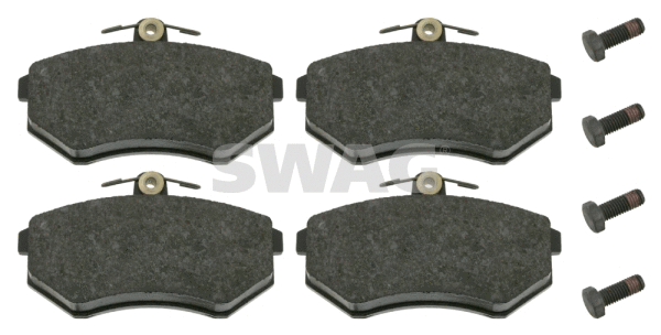 30 91 6308 SWAG Комплект тормозных колодок, дисковый тормоз (фото 1)