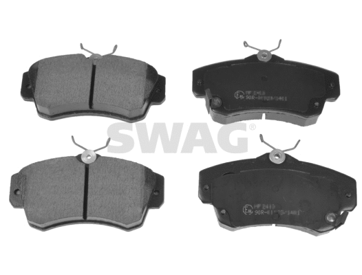 33 10 0186 SWAG Комплект тормозных колодок, дисковый тормоз (фото 1)