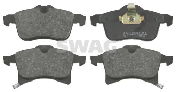 40 91 6491 SWAG Комплект тормозных колодок, дисковый тормоз (фото 1)