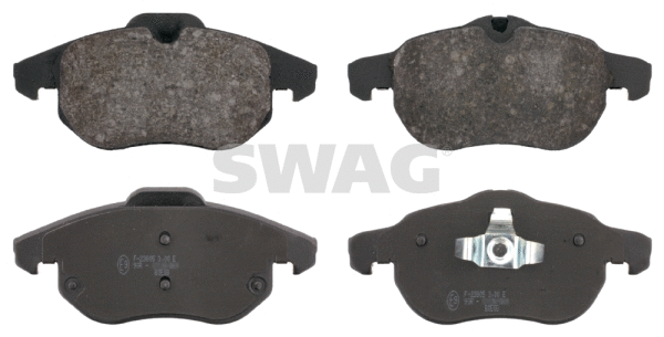 40 91 6492 SWAG Комплект тормозных колодок, дисковый тормоз (фото 1)