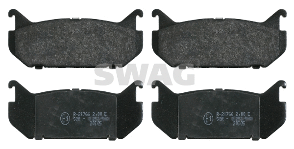 50 91 6194 SWAG Комплект тормозных колодок, дисковый тормоз (фото 1)