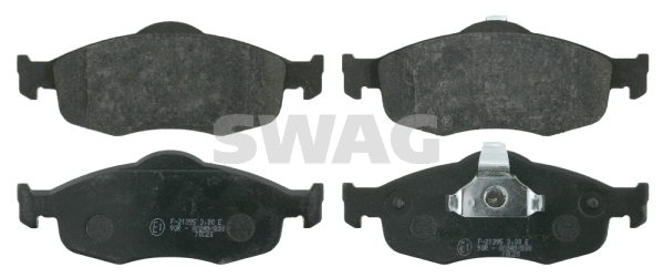 50 91 6202 SWAG Комплект тормозных колодок, дисковый тормоз (фото 1)