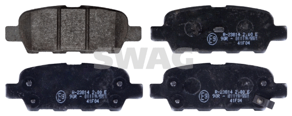 60 11 6198 SWAG Комплект тормозных колодок, дисковый тормоз (фото 1)