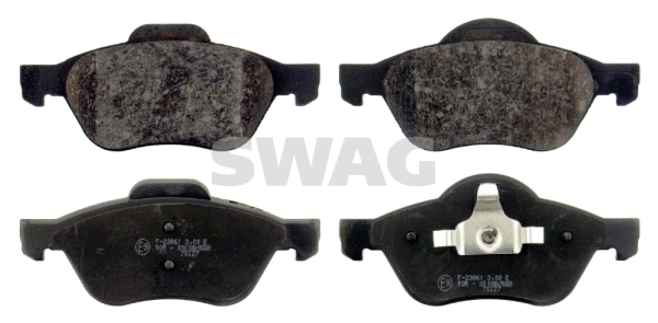 60 91 6435 SWAG Комплект тормозных колодок, дисковый тормоз (фото 1)