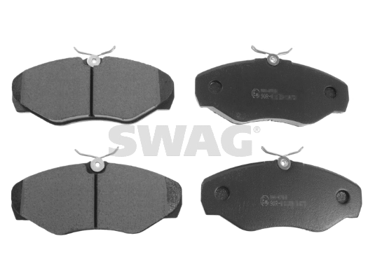 60 91 6473 SWAG Комплект тормозных колодок, дисковый тормоз (фото 1)