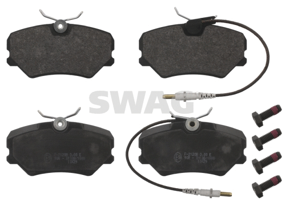 62 91 6818 SWAG Комплект тормозных колодок, дисковый тормоз (фото 1)