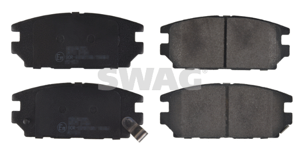 80 91 6756 SWAG Комплект тормозных колодок, дисковый тормоз (фото 1)