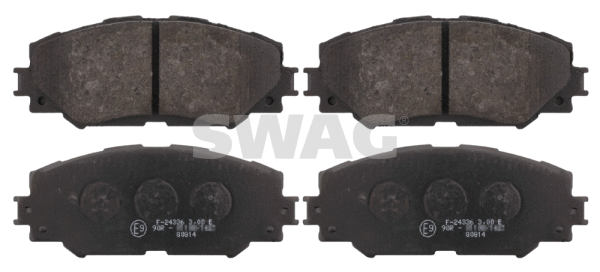 81 91 6650 SWAG Комплект тормозных колодок, дисковый тормоз (фото 1)