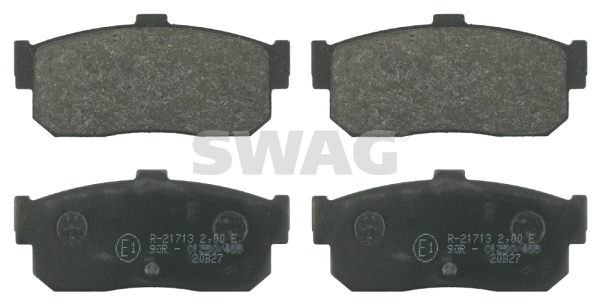 82 91 6271 SWAG Комплект тормозных колодок, дисковый тормоз (фото 1)