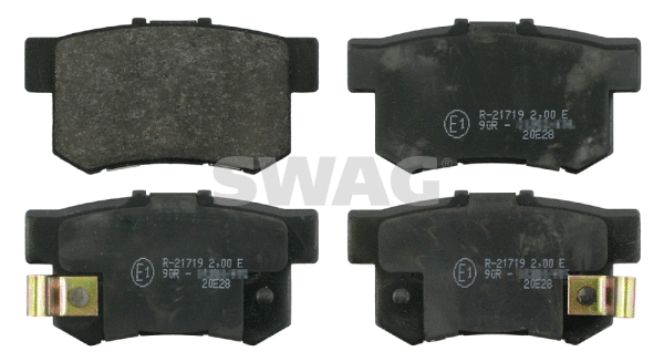 85 91 6297 SWAG Комплект тормозных колодок, дисковый тормоз (фото 1)