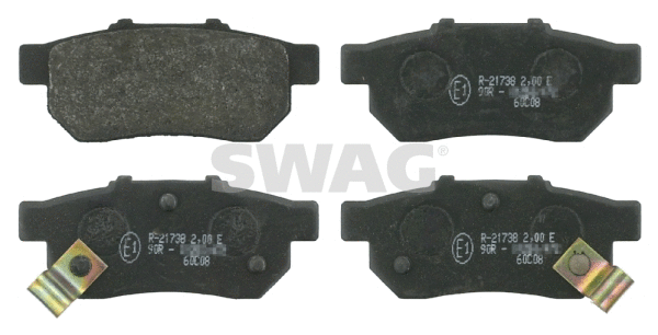 85 91 6301 SWAG Комплект тормозных колодок, дисковый тормоз (фото 1)