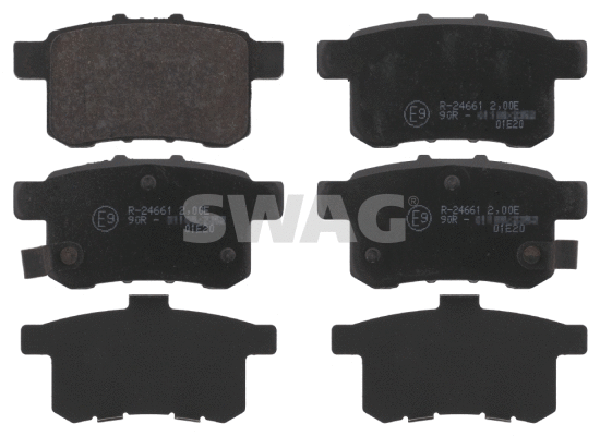 85 91 6766 SWAG Комплект тормозных колодок, дисковый тормоз (фото 1)