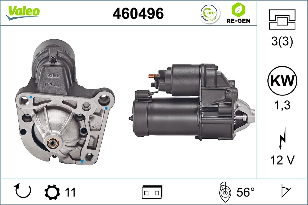 460496 VALEO Стартер (фото 1)