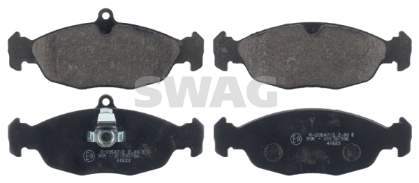 99 11 6082 SWAG Комплект тормозных колодок, дисковый тормоз (фото 1)