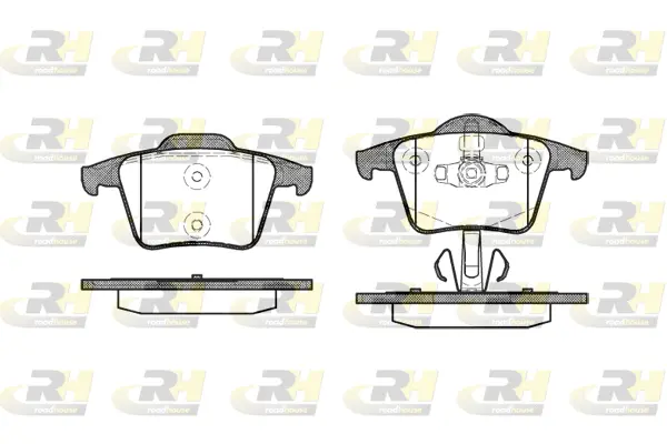21044.00 ROADHOUSE Комплект тормозных колодок, дисковый тормоз (фото 1)