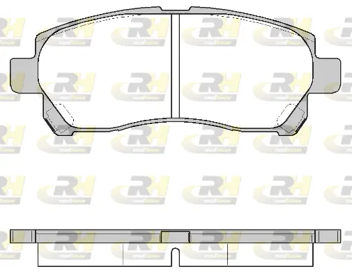 21308.00 ROADHOUSE Комплект тормозных колодок, дисковый тормоз (фото 1)