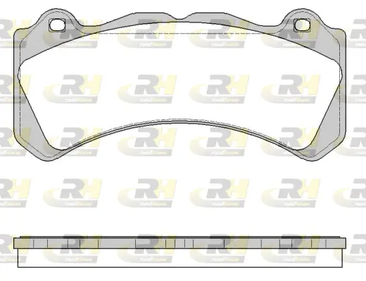 21502.10 ROADHOUSE Комплект тормозных колодок, дисковый тормоз (фото 1)
