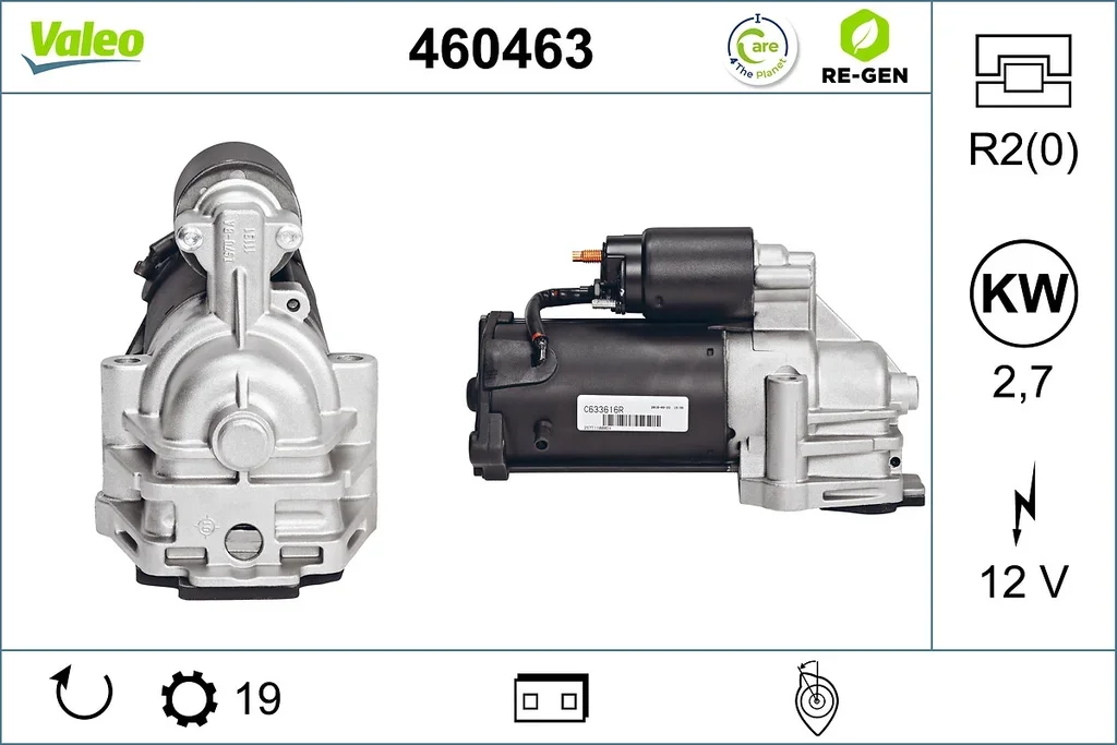 460463 VALEO Стартер (фото 1)