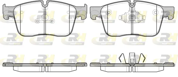21683.00 ROADHOUSE Комплект тормозных колодок, дисковый тормоз (фото 1)