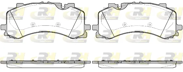 21744.00 ROADHOUSE Комплект тормозных колодок, дисковый тормоз (фото 1)