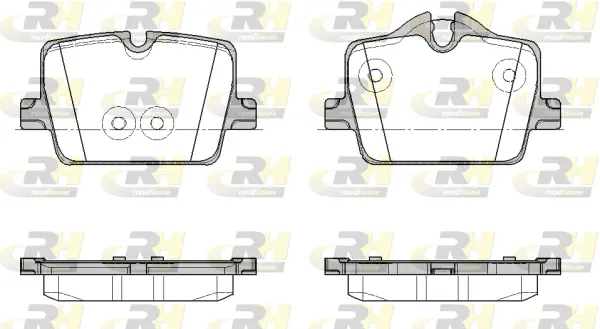 21874.00 ROADHOUSE Комплект тормозных колодок, дисковый тормоз (фото 1)