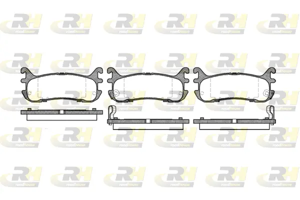 2479.02 ROADHOUSE Комплект тормозных колодок, дисковый тормоз (фото 1)