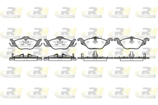 2684.02 ROADHOUSE Комплект тормозных колодок, дисковый тормоз (фото 1)