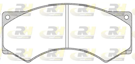 JSX 2277.00 ROADHOUSE Комплект тормозных колодок, дисковый тормоз (фото 1)